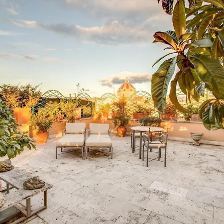 Exclusive Terrace Campo Di Fiori Pantheon Lejlighed Rom