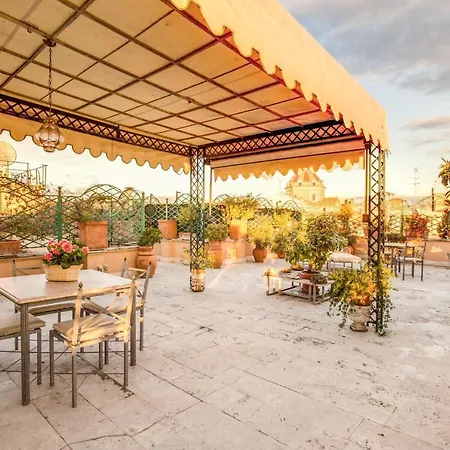 Exclusive Terrace Campo Di Fiori Pantheon Lejlighed Rom